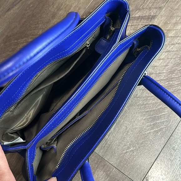 Santa Barbara Polo & Racquet Club Blue Leather bag/purse - Picture 5 of 15